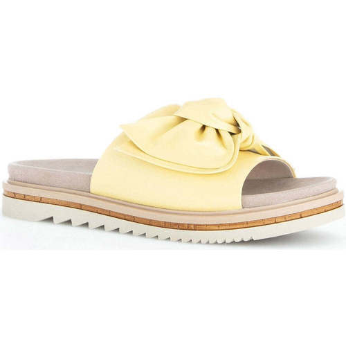 Chaussures Femme Chaussons Gabor lemon casual open slippers Jaune