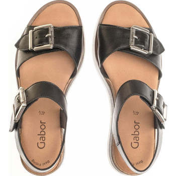 Gabor schwarz casual open sandals Noir