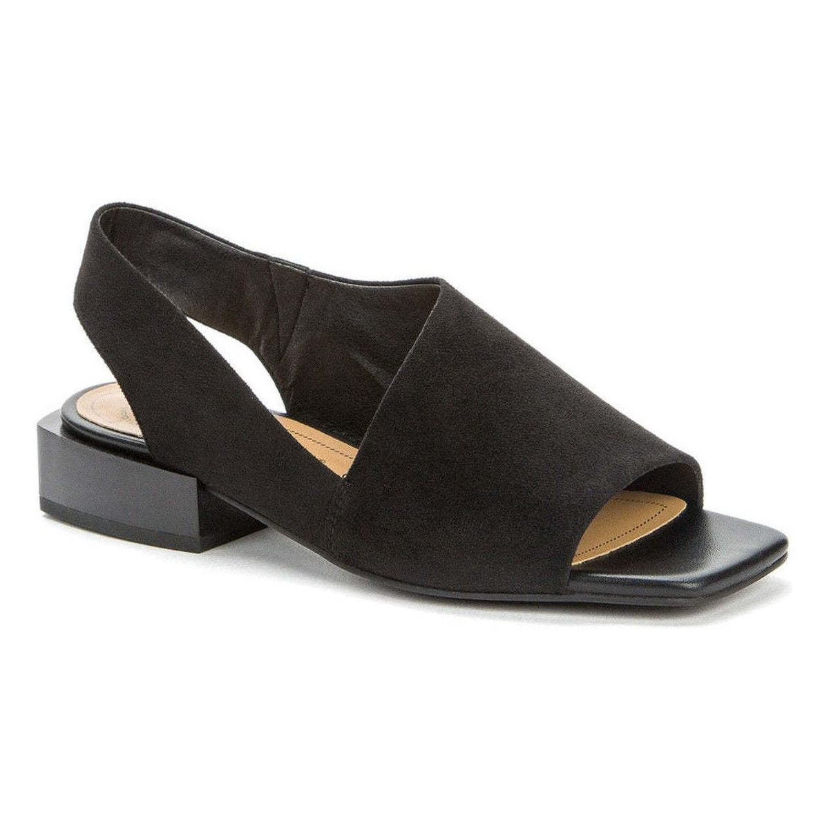 Chaussures Femme Sandales sport Betsy black casual open sandals gum Noir