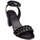 Chaussures Femme Sandales sport Esprit black elegant open sandals Noir