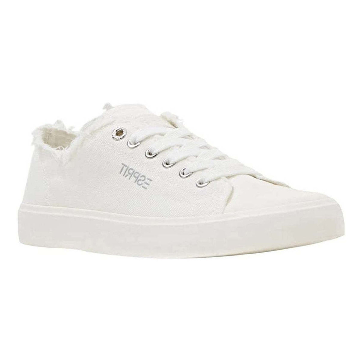 Chaussures Femme Ballerines / babies Esprit white casual closed shoes Blanc