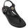 Chaussures Femme Sandales sport Esprit black casual open sandals Noir
