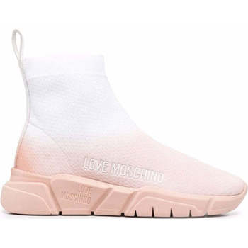Chaussures Femme Baskets basses Love Moschino pink casual closed sneakers Rose