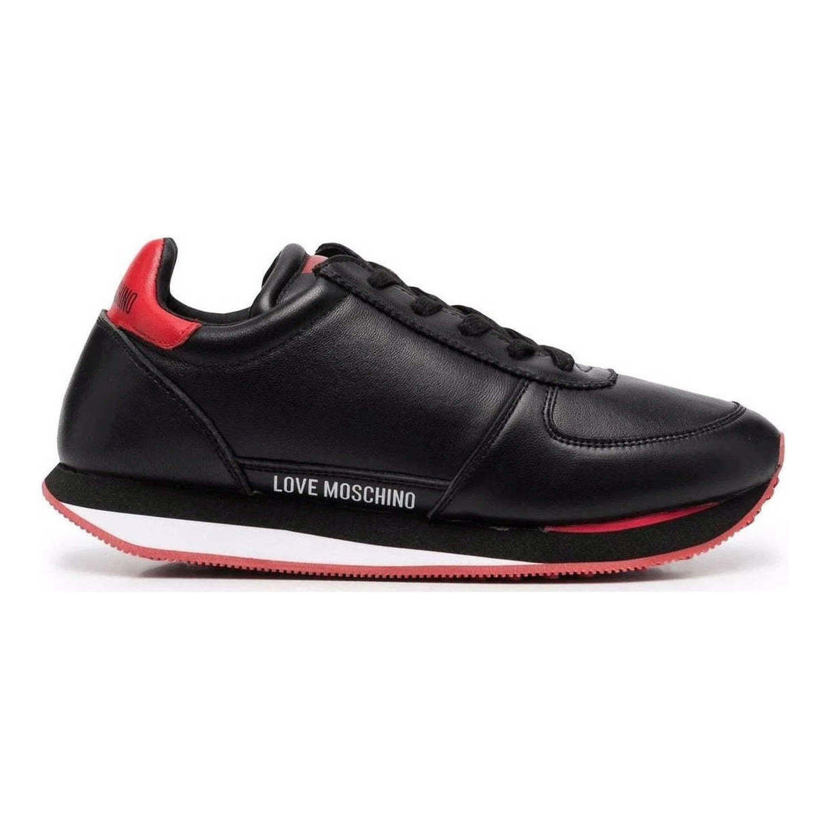 Chaussures Femme Baskets basses Love Moschino nero casual closed sneakers Noir