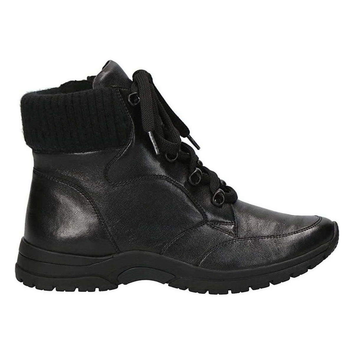 Chaussures Femme Bottines Caprice black casual closed booties Noir