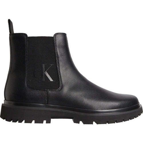 Calvin Klein Jeans lug mid chelsea boot 2 Noir - Chaussures Boot Homme  176,09 €