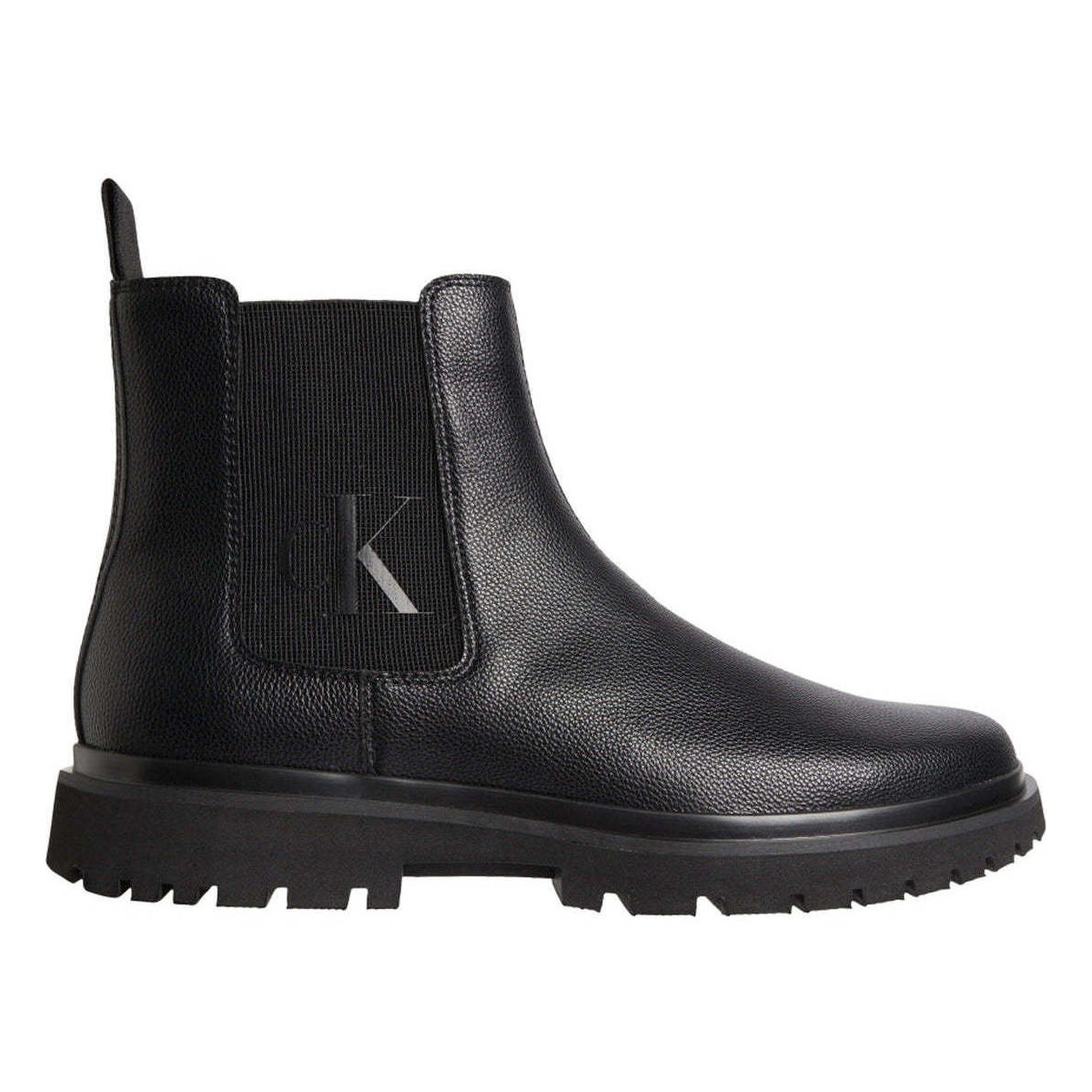 Chaussures Homme Boots Calvin Klein Jeans lug mid chelsea boot 2 Noir