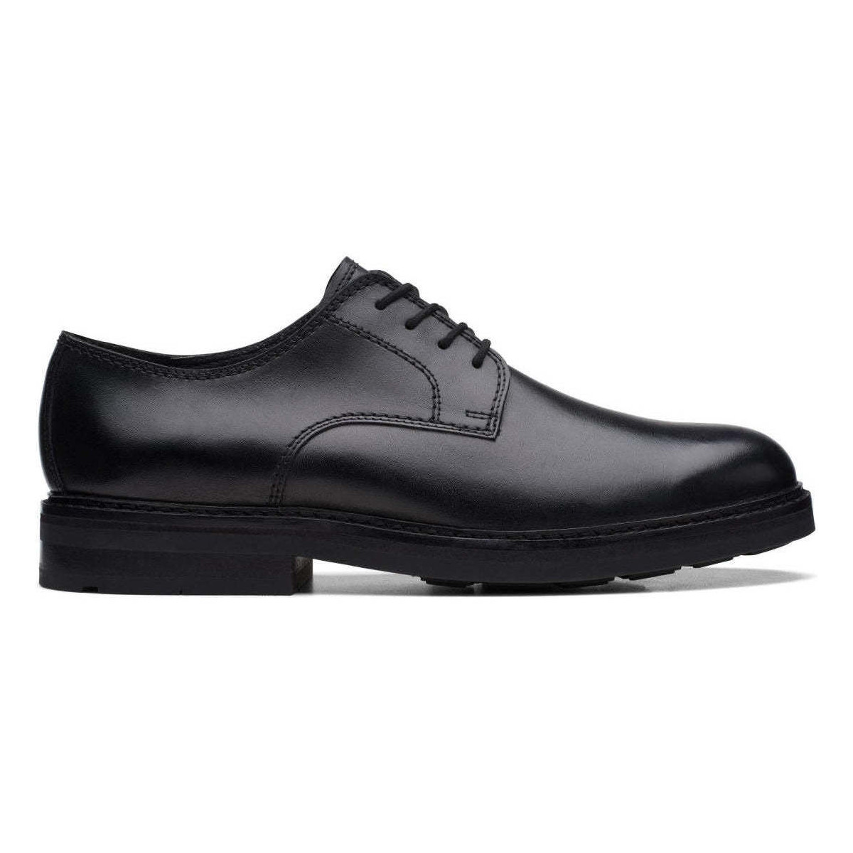Chaussures Homme Baskets basses Clarks craftevan lace formal Noir