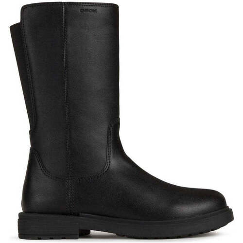 Chaussures Fille Boots Geox eclair booties Noir