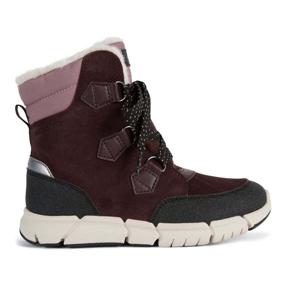 Chaussures Fille Boots Geox flexyper ab booties Rouge