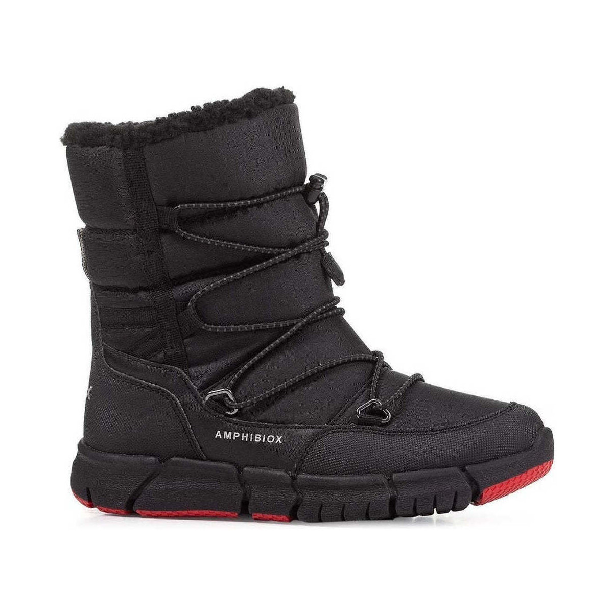 Chaussures Garçon Boots Geox flexyper abx booties Noir