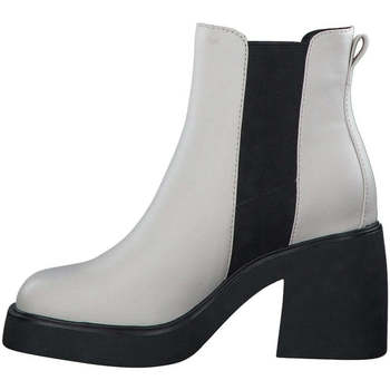 S.Oliver white casual closed booties Blanc