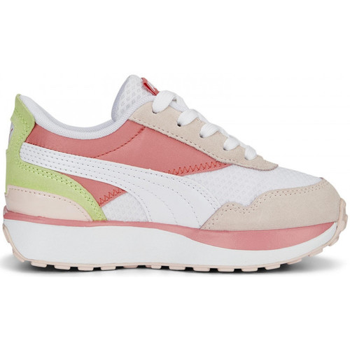 Chaussures Fille Running / trail Puma Cruise rider peony ps Blanc