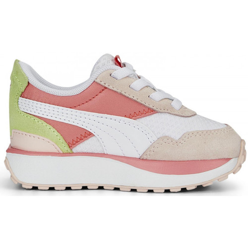 Chaussures Enfant Running / trail forever Puma Cruise rider peony ac inf Blanc