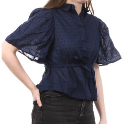 Vêtements Femme La Fileria For Daniello chevron-knit cotton pullover Teddy Smith 32713268D Bleu