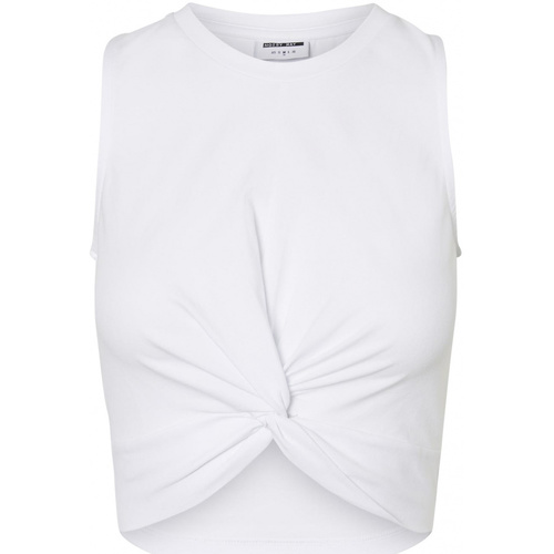 Vêtements Femme Débardeurs / T-shirts WITH sans manche Noisy May 126839VTPE23 Blanc
