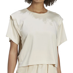Vêtements Fille T-shirts manches courtes adidas Originals HC2013 Beige