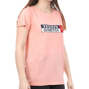 Vêtements Femme T-shirts manches courtes Teddy Smith 31013675D Rose