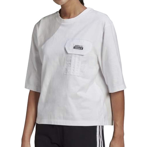Vêgaming Femme T-shirts manches courtes adidas Originals GN4251 Blanc