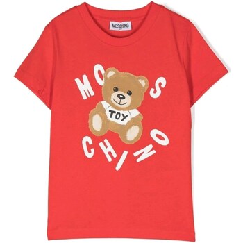 Vêtements Fille T-shirts manches courtes Moschino HOM03U-LAA23 Rouge