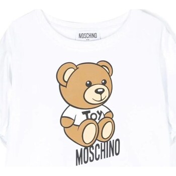Vêtements Fille Robes longues Moschino HDV0CQ-LBA10 Blanc