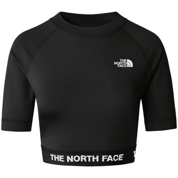 Vêtements Femme T-shirts manches courtes The North Face Crop LS Noir