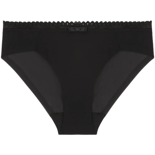 Sous-vêtements Femme elasticated-waist cotton Bermuda shorts Lou Oxygène Noir