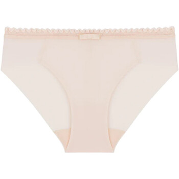 Sous-vêtements Femme elasticated-waist cotton Bermuda shorts Lou Oxygène Beige