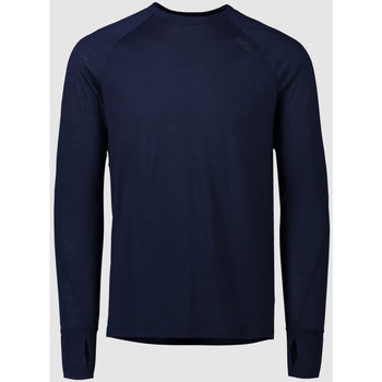 VêPal Homme T-shirts & Polos Poc 61610-1582 M's Light Merino Jersey Tumaline Navy Bleu