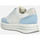 Chaussures Femme Baskets mode Geox D KENCY blanc/bleu ciel clair