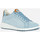 Chaussures Femme Baskets mode Geox D AERANTIS bleu ciel clair/tabac