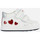 Chaussures Fille Baskets mode Geox B BIGLIA GIRL blanc/rouge