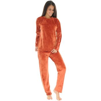 Vêtements Femme Pyjamas / Chemises de nuit Christian Cane PYJAMA LONG RACKEL Rouge