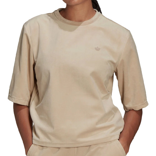 Vêtements Femme T-shirts manches courtes adidas baseball Originals H22833 Beige