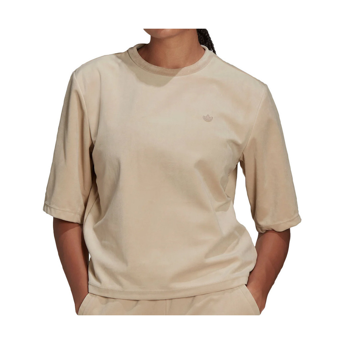 Vêtements Femme T-shirts & Polos adidas Originals H22833 Beige