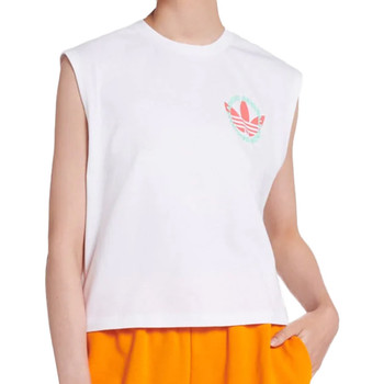 Vêtements Femme BOSS Yellow Badge Logo Polo Shirt adidas Originals HC7063 Blanc