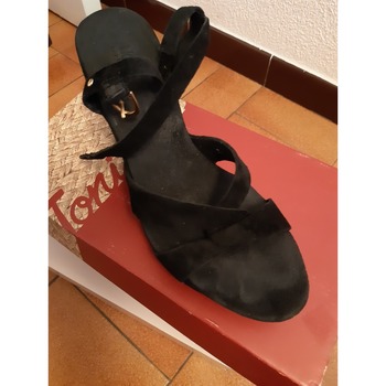 Chaussures Femme Sandales et Nu-pieds UGG Sandales noires nubuck Noir