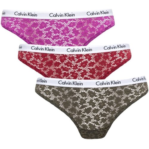 Sous-vêtements Femme Strings Calvin Klein Jeans Print 000QD3925E Multicolore