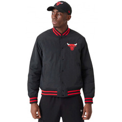 Vêtements Homme Vestes New-Era Veste homme Bomber Chicago Bulls NBA 60232203 Noir