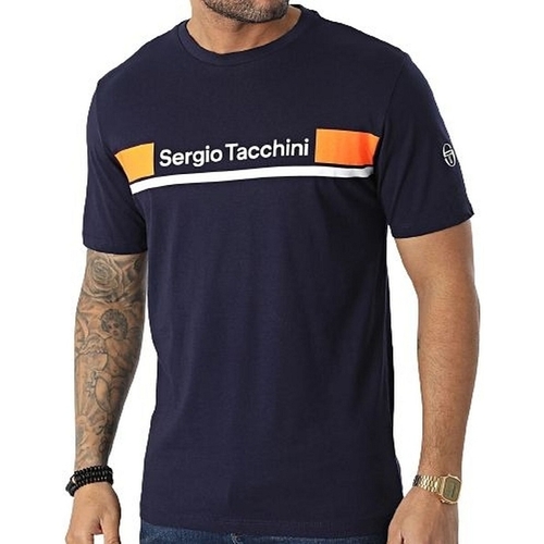 Vêhoodie Homme T-shirts & Polos Sergio Tacchini JARED T SHIRT Bleu