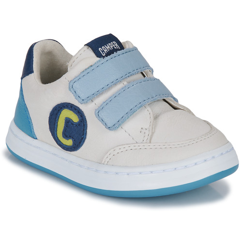 Chaussures Enfant Baskets basses Camper RUN4 Ecru / Bleu