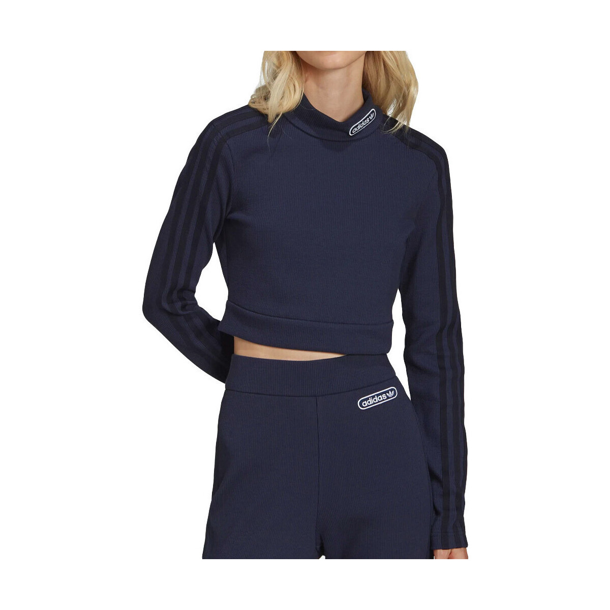 Vêtements Femme T-shirts & Polos adidas Originals HL0056 Bleu