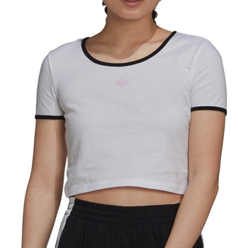 Vêtements Femme T-shirts manches courtes adidas baseball Originals H15796 Blanc