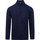Vêtements Homme Sweats Suitable Pull Demi-Zip Mélangé Bleu Marine Bleu