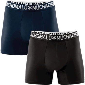 Sous-vêtements Homme Caleçons Muchachomalo Boxer-shorts Lot de 2 10 Bleu