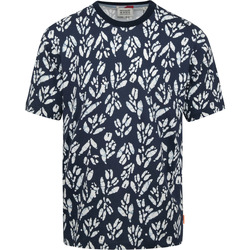 Vêtements Homme Automne / Hiver Scotch & Soda T-Shirt Imprimé Marine Bleu