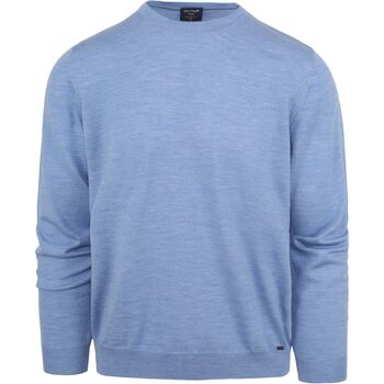 sweat-shirt olymp  pull col rond wool bleu claire 
