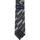 Vêtements Homme Cravates et accessoires Suitable Cravate Soie Anthracite Rayé Gris