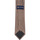 Vêtements Homme Cravates et accessoires Suitable Cravate Soie Marron Imprimé Marron