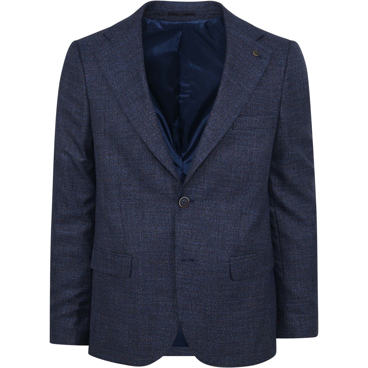 Vêtements Homme Vestes / Blazers Suitable Combinaison Colbert Royal Blue Foncé Bleu